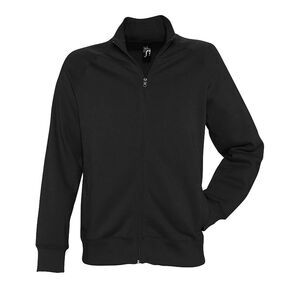 SOLS Mens Sundae Full Zip Casual Sweat /Sweater /Fleece Jacket Sizes  / Black